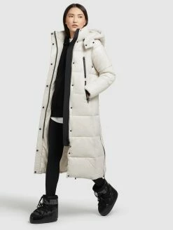 Khujo Wintermantels Wintermantel Melona Dames Parelwit -Exporteren Kleding Pracht Winkel 2fcb37316f9ecb20acce3fa268f49e19