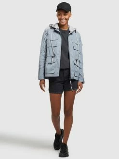 Khujo Tussenjassen Tussenjas FLAMES Dames Lichtblauw -Exporteren Kleding Pracht Winkel 308e8067b8252825da4dd455dece3189