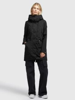 Khujo Parkas Tussenparka Aira 3 Dames Zwart -Exporteren Kleding Pracht Winkel 311f7eae308c57cb24cf5d44aae8707a