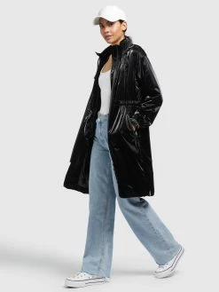 Khujo Tussenmantels Tussenmantel Marthe Dames Zwart -Exporteren Kleding Pracht Winkel 317819f160ada3dc9f12e5877320de4d