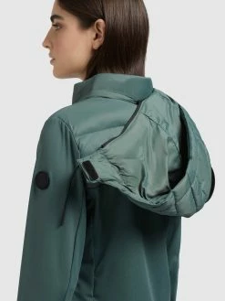 Khujo Outdoor Jassen Functionele Jas Ghita Dames Donkergroen -Exporteren Kleding Pracht Winkel 3294a13a7c047e2f61513bec1dc33aa7