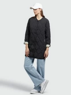 Khujo Tussenmantels Tussenmantel SIRA Dames Zwart -Exporteren Kleding Pracht Winkel 352831d148bd2fcd530adf1252c57dac