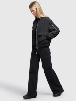 Khujo Tussenjassen Tussenjas Nova Dames Zwart -Exporteren Kleding Pracht Winkel 357bee9060097fa2425fb83aa8292871