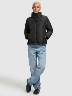 Khujo Winterjassen Winterjas Tuba Dames Zwart -Exporteren Kleding Pracht Winkel 3647cb291c3b2a1b00f901f3baf6ca0f