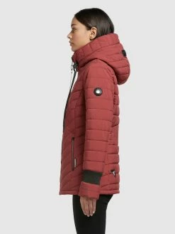 Khujo Winterjassen Winterjas Patt Dames Roestrood -Exporteren Kleding Pracht Winkel 3e88684099670b3b5a80c2583b5da6c6