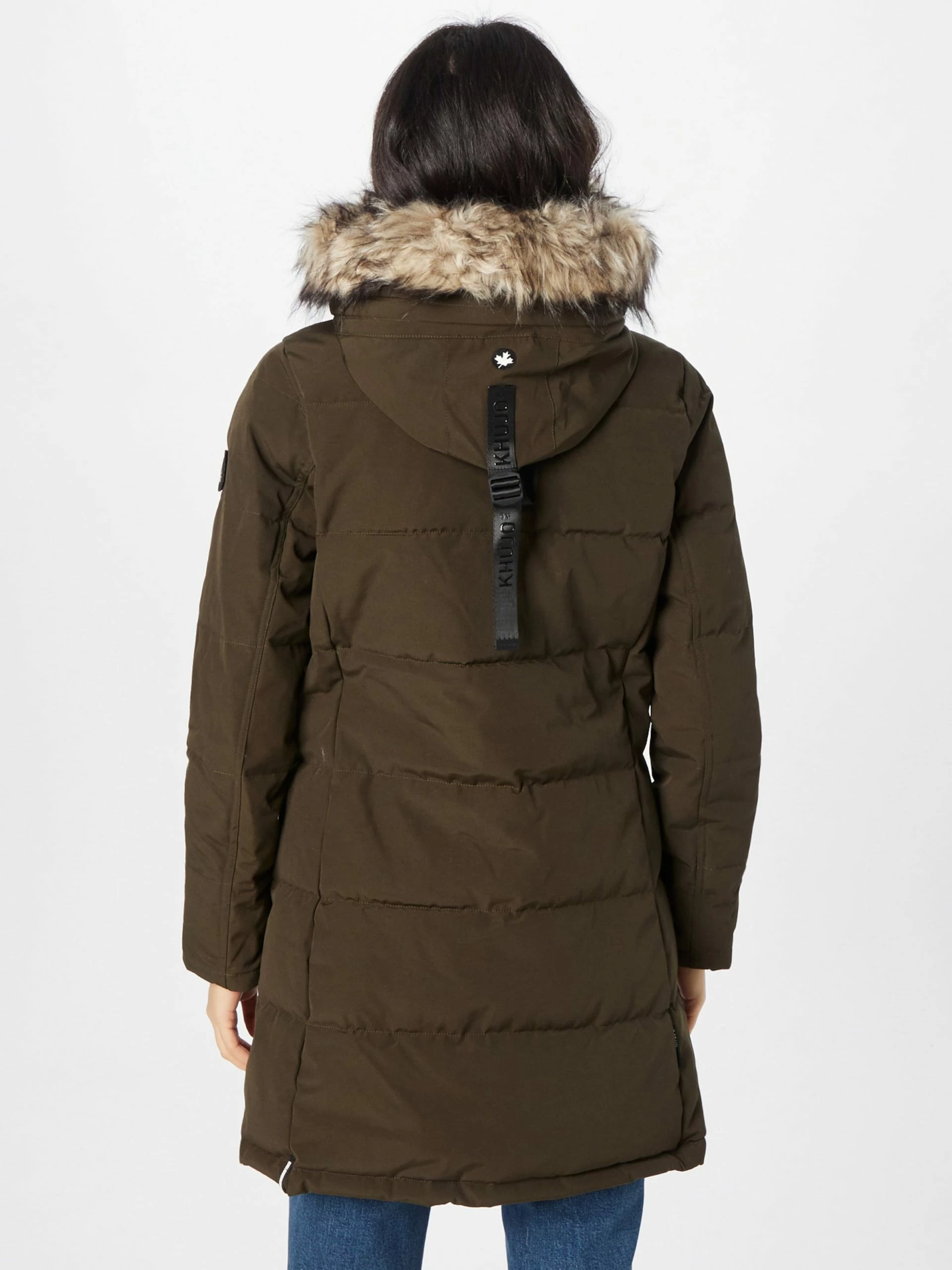 Khujo Wintermantels Wintermantel Cloren Dames Olijfgroen 5 Khujo Wintermantels Wintermantel Cloren Dames Olijfgroen - Afbeelding 3