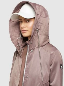 Khujo Parkas Tussenparka ONDA2 Dames Bruin -Exporteren Kleding Pracht Winkel 4263a87fba890f7ef2a26feef6a07baa