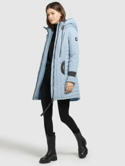 Khujo Tussenmantels Tussenmantel Jerry Dames Lichtblauw -Exporteren Kleding Pracht Winkel 4369596fca2b95c10ccc35629309482d