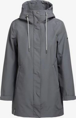 Khujo Tussenmantels Tussenmantel Artisa Dames Rookgrijs