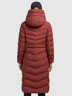 Khujo Wintermantels Wintermantel Ingram Dames Roestrood -Exporteren Kleding Pracht Winkel 46776910fdfa072dd7f72b0c81ed4d56