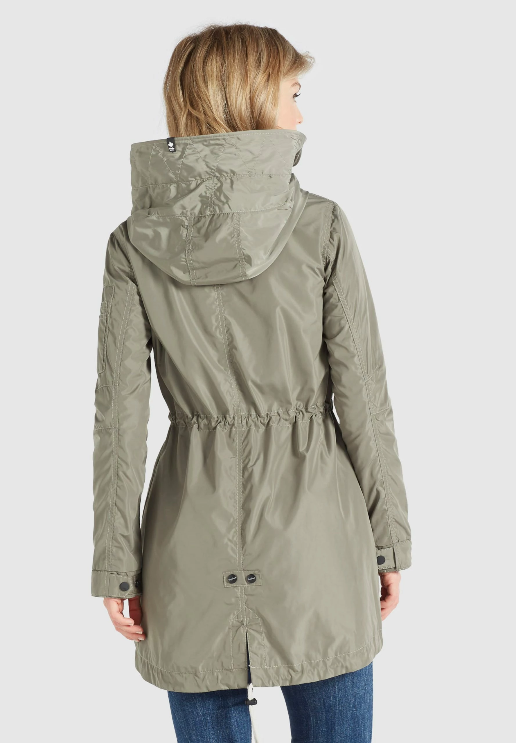 Khujo Parkas Tussenparka CATHARINA Dames Kaki 7 Khujo Parkas Tussenparka CATHARINA Dames Kaki - Afbeelding 5
