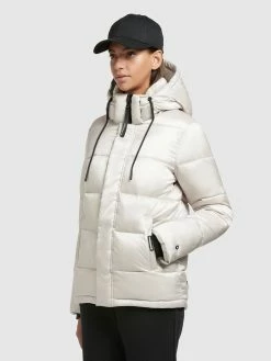 Khujo Winterjassen Winterjas Evona Dames Parelwit -Exporteren Kleding Pracht Winkel 46c489a6fdfaab5f2dda25b7b5d59db3