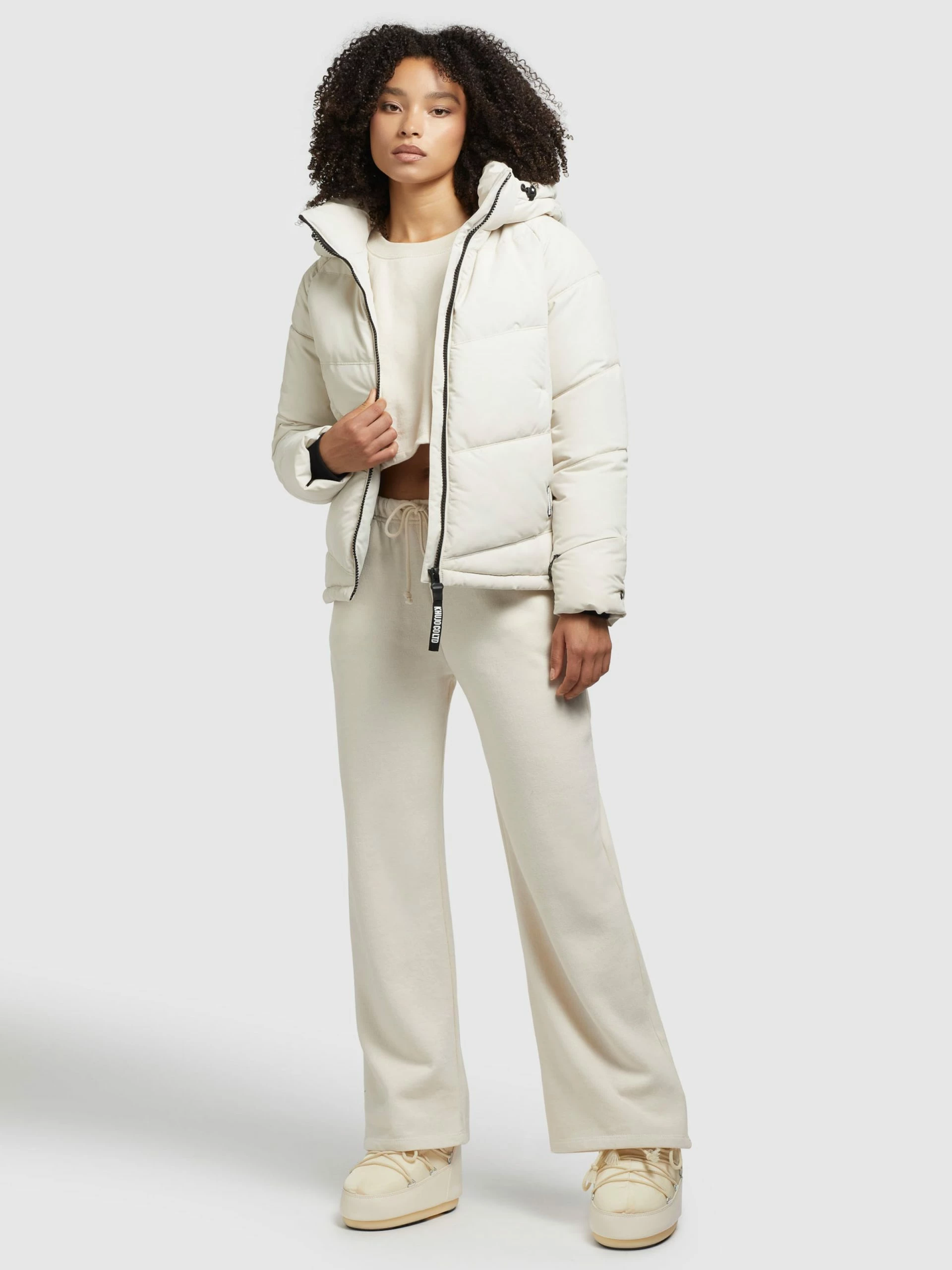 Khujo Winterjassen Winterjas Monty 2 Dames Offwhite 7 Khujo Winterjassen Winterjas Monty 2 Dames Offwhite - Afbeelding 6