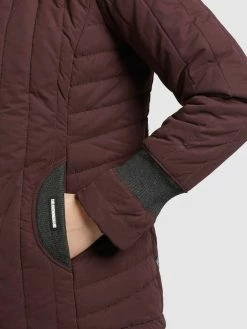 Khujo Winterjassen Winterjas Dames Wijnrood -Exporteren Kleding Pracht Winkel 49b5e015f2e6fb7db956ba7e752ba784
