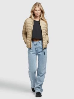 Khujo Tussenjassen Tussenjas Eleni Dames Beige -Exporteren Kleding Pracht Winkel 4b204a0fba1cb74361387ad30e8ab124