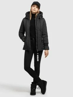 Khujo Winterjassen Winterjas Tweety Dames Zwart -Exporteren Kleding Pracht Winkel 4b501910af8ae2b40c45d6fbb6f0e3e7