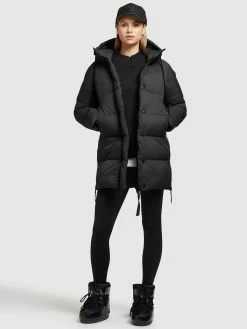 Khujo Winterjassen Winterjas Franee Dames Zwart -Exporteren Kleding Pracht Winkel 4bdb2778bbe1a4b246e3be157c090c4e