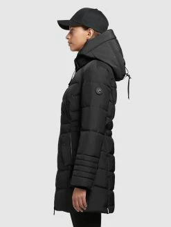 Khujo Korte Mantels Tussenmantel Amaray Dames Zwart -Exporteren Kleding Pracht Winkel 4be6d1507c2d3cf71e9882e474d29864