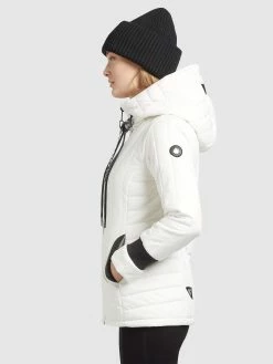 Khujo Winterjassen Winterjas Dames Wit -Exporteren Kleding Pracht Winkel 4e9a052627e0ba6d23ba99a8e24991ce