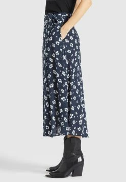 Khujo Maxi Rokken Rok Hepke Dames Navy / Nachtblauw -Exporteren Kleding Pracht Winkel 4f8b08c2ca75b25503e97c56c75b4599
