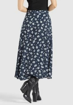Khujo Maxi Rokken Rok Hepke Dames Navy / Nachtblauw -Exporteren Kleding Pracht Winkel 4ff7ed5270625b29e96e0eb4e6e4a421