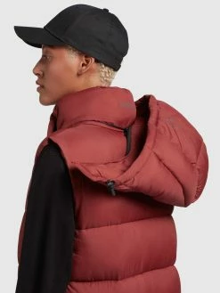 Khujo Bodywarmers Bodywarmer Magneta Dames Roestrood -Exporteren Kleding Pracht Winkel 50f2fbc77f7e0080cebac7c775125005