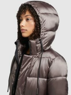 Khujo Wintermantels Wintermantel Julina Dames Taupe -Exporteren Kleding Pracht Winkel 50fa37dd08015491545046b23821dad7