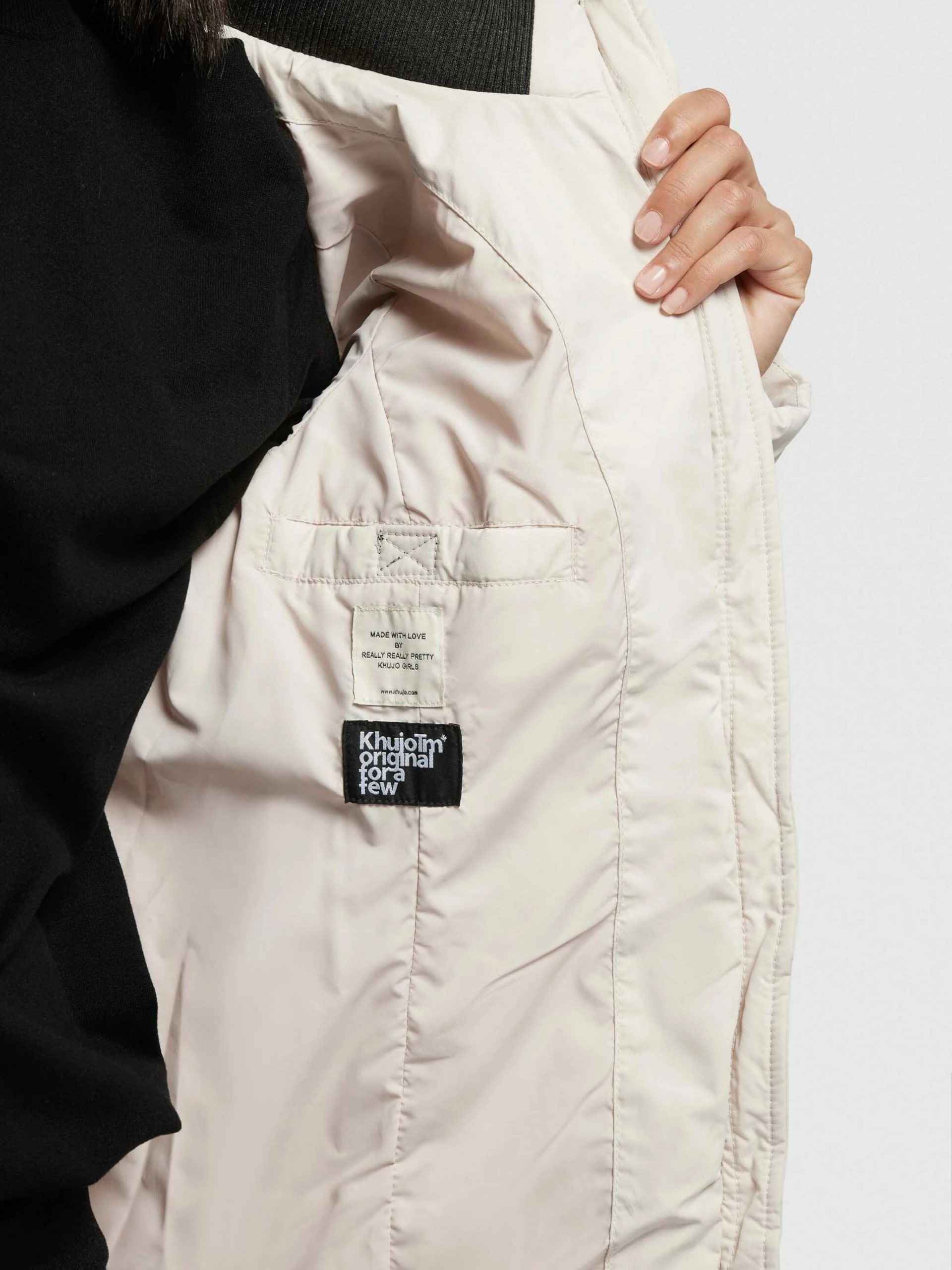 Khujo Tussenjassen Tussenjas Tweety Dames Offwhite 10 Khujo Tussenjassen Tussenjas Tweety Dames Offwhite - Afbeelding 8