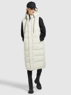 Khujo Bodywarmers Bodywarmer Tourin Dames Offwhite -Exporteren Kleding Pracht Winkel 529065d8585907a33cb46904bfbd4a82