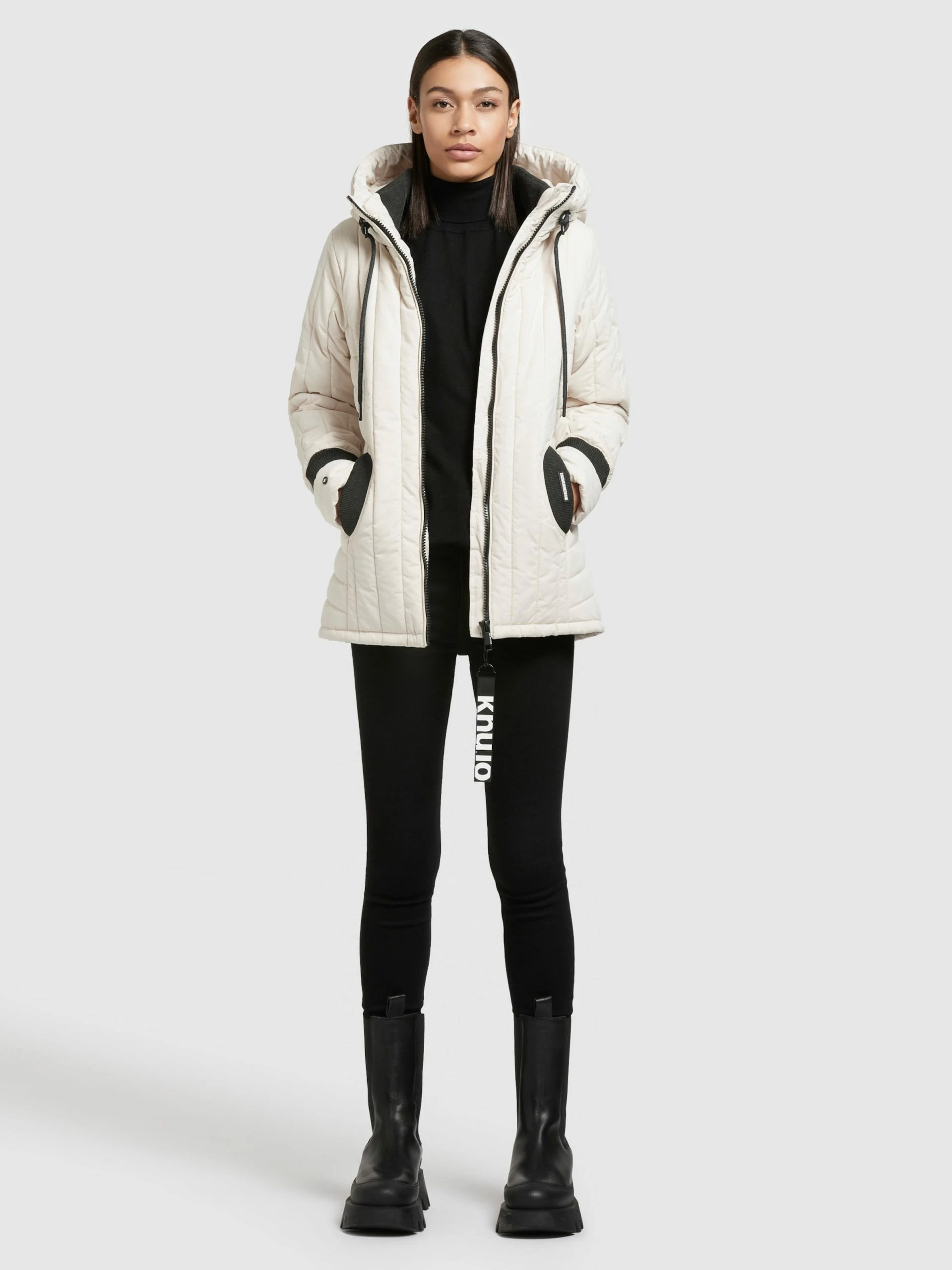 Khujo Tussenjassen Tussenjas Tweety Dames Offwhite 8 Khujo Tussenjassen Tussenjas Tweety Dames Offwhite - Afbeelding 6