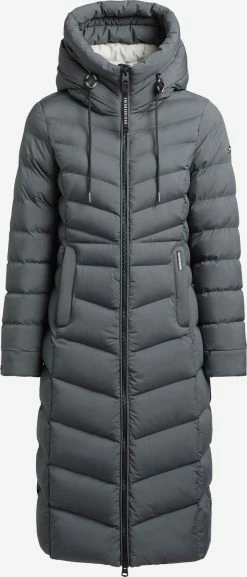 Khujo Wintermantels Wintermantel INGRAM2 MATT Dames Groen