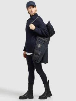 Khujo Winterjassen Winterjas Kanda 2 Dames Navy -Exporteren Kleding Pracht Winkel 55a475e1e96ee4238b47e525c5d73734