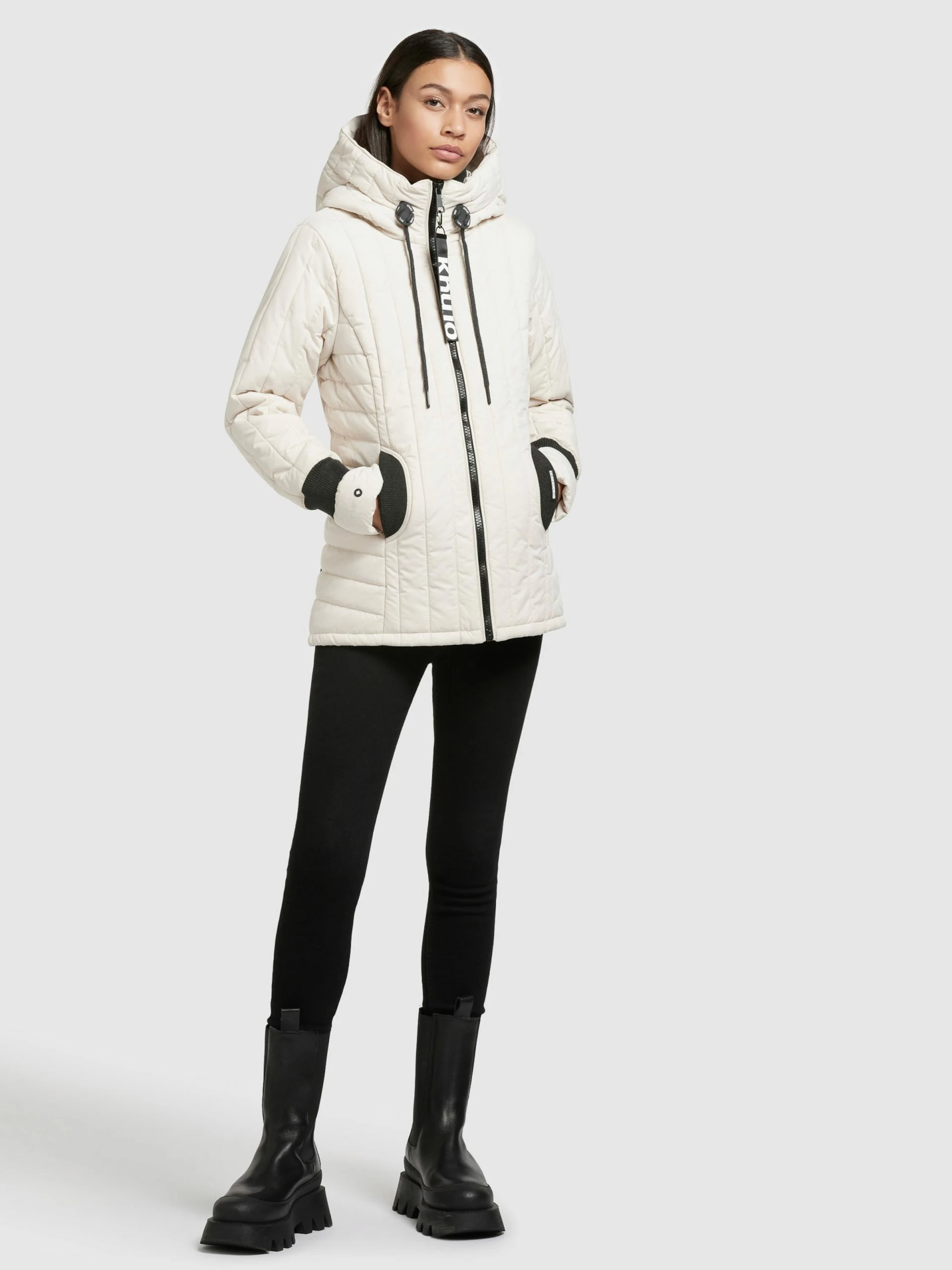 Khujo Tussenjassen Tussenjas Tweety Dames Offwhite 5 Khujo Tussenjassen Tussenjas Tweety Dames Offwhite - Afbeelding 3