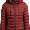 Khujo Tussenjassen Tussenjas Lovina Dames Donkerrood -Exporteren Kleding Pracht Winkel 5861b4ef2045a1fd6074050b5968b684
