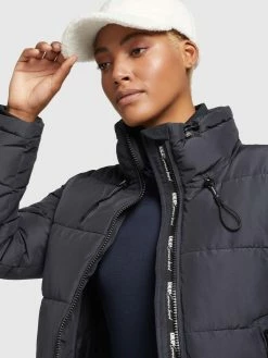 Khujo Winterjassen Winterjas Tuba 3 Dames Smoky Blue -Exporteren Kleding Pracht Winkel 5865cb009f81a668e0d98ad0ccb9d914