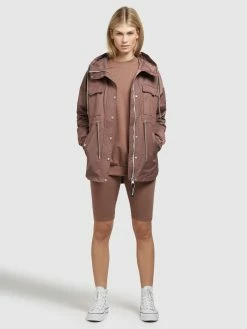 Khujo Tussenjassen Tussenjas PRAYATA Dames Bruin -Exporteren Kleding Pracht Winkel 5925ce5f19eb1cb11da743b0c5f38eab