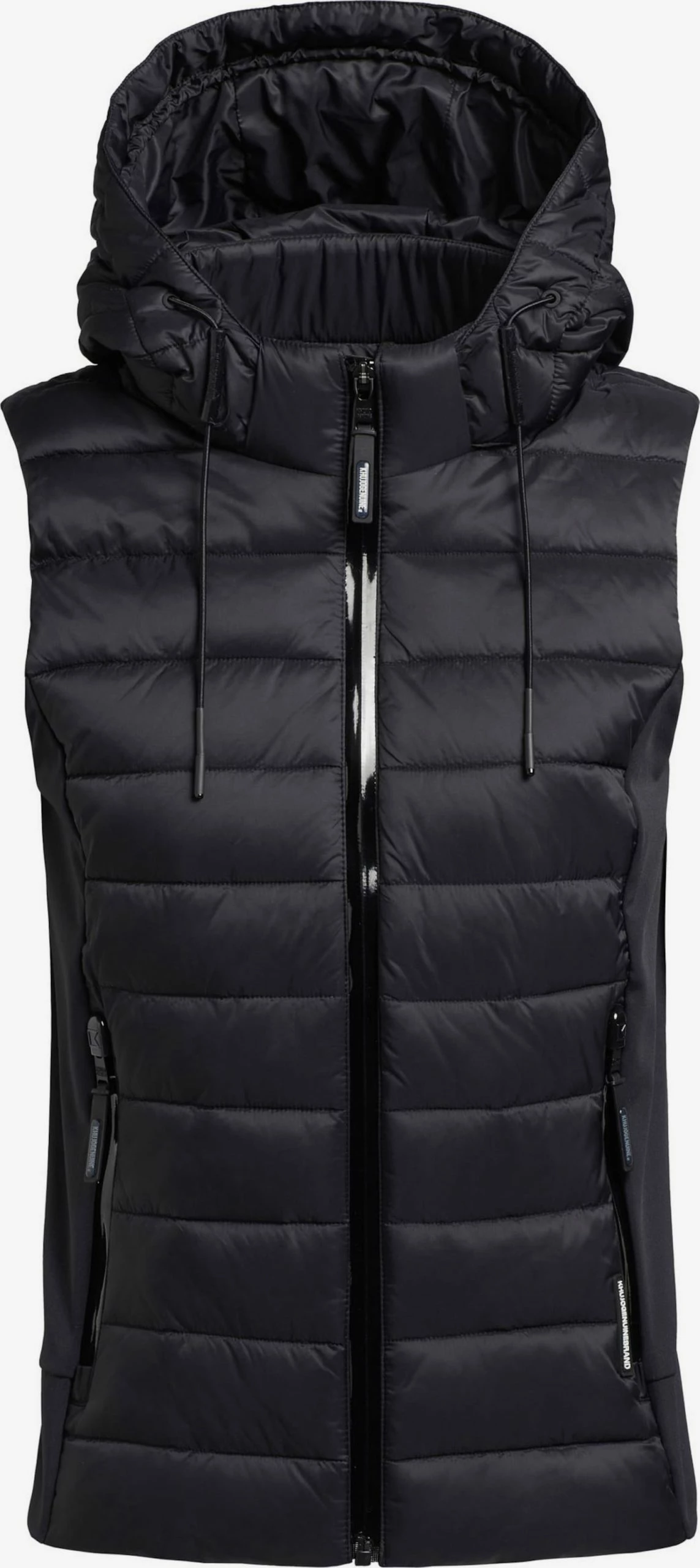 Khujo Bodywarmers Bodywarmer Fabia Matt Dames Zwart 3 Khujo Bodywarmers Bodywarmer Fabia Matt Dames Zwart