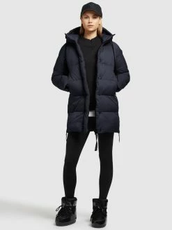 Khujo Winterjassen Winterjas FRANEE Dames Donkerblauw -Exporteren Kleding Pracht Winkel 598439f9cc8ea5044f91755ff44d5982