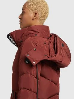 Khujo Wintermantels Wintermantel Huba Dames Karmijnrood -Exporteren Kleding Pracht Winkel 5ab45aaa31040048987aa5b1a1209af4