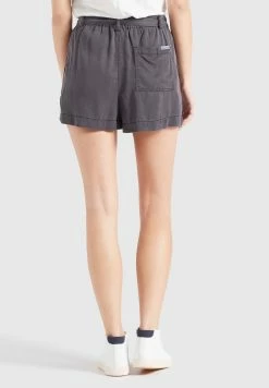 Khujo Shorts Regular Bandplooibroek Indira Dames Grijs -Exporteren Kleding Pracht Winkel 5bd7fa13edcc1d02811f9ce7e85fbea5
