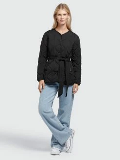 Khujo Tussenjassen Tussenjas Yuna Dames Zwart -Exporteren Kleding Pracht Winkel 5c9d48169bdf9bd3b11c6caea253533b