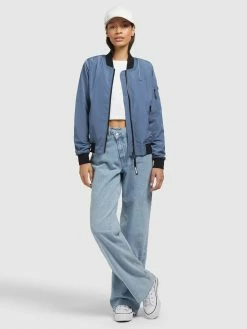 Khujo Tussenjassen Tussenjas Stence2 Dames Blauw -Exporteren Kleding Pracht Winkel 5de29641214c1c9b5bbce0e679cacd2e