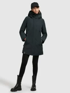 Khujo Winterjassen Winterjas Viona Dames Nachtblauw -Exporteren Kleding Pracht Winkel 60a47007bfb3169fac054a5756aa9846