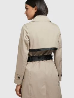 Khujo Trenchcoats Tussenmantel Sarina Dames Lichtbeige -Exporteren Kleding Pracht Winkel 60f30ffae06f5ee522a30e4517da0ec8