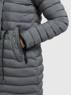 Khujo Wintermantels Wintermantel Niana Dames Antraciet -Exporteren Kleding Pracht Winkel 61ff8c0f1bae03ddd1b3bd3dbf9f7abb