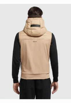Khujo Wemo Matt - Bodywarmer - Beige -Exporteren Kleding Pracht Winkel 6222858ababd4de5a798ab7814b64126