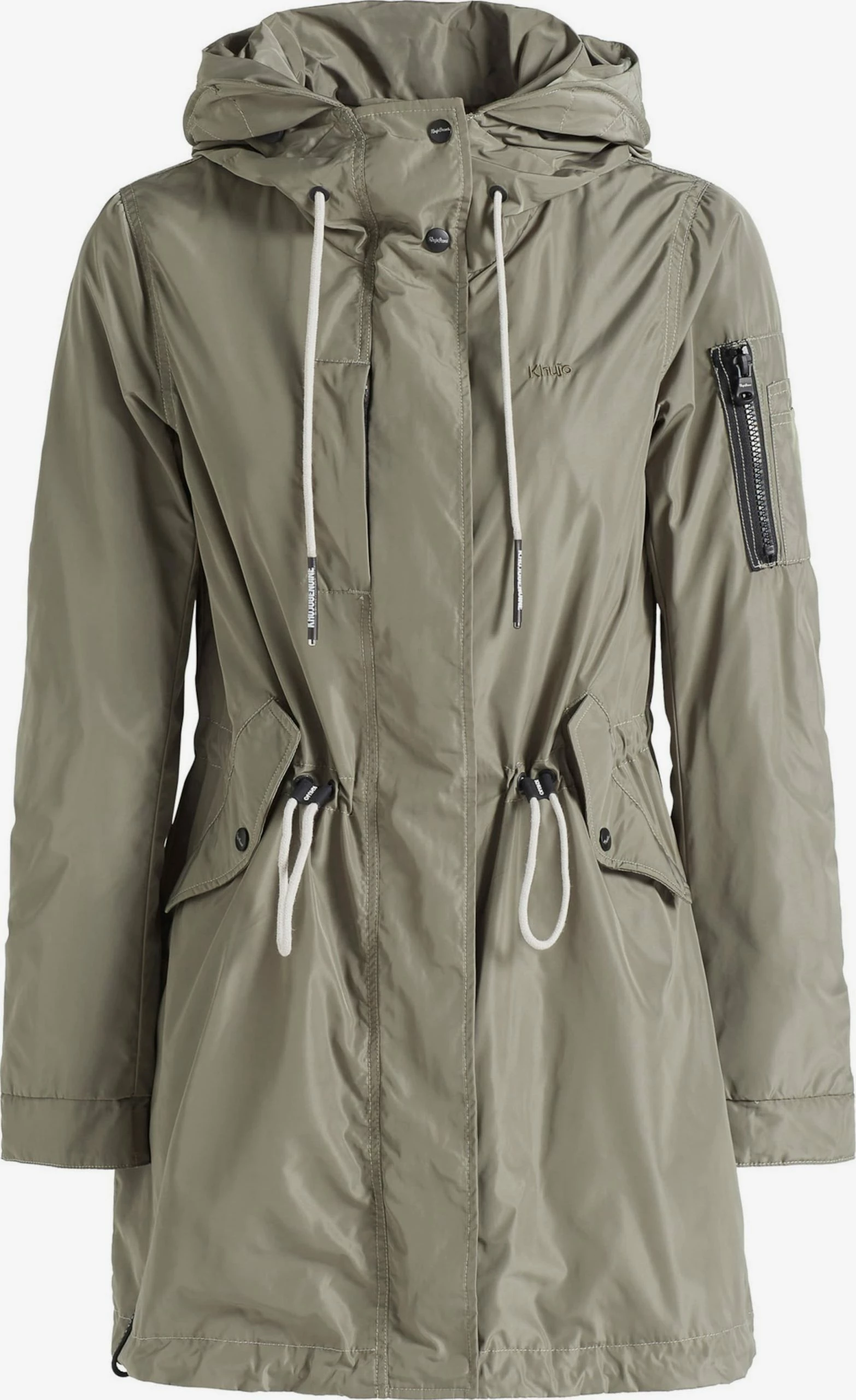 Khujo Parkas Tussenparka CATHARINA Dames Kaki 3 Khujo Parkas Tussenparka CATHARINA Dames Kaki