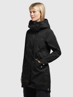 Khujo Parkas Tussenparka Aira 3 Dames Zwart -Exporteren Kleding Pracht Winkel 668037aac8ac356d4b8c634bc1bbb110