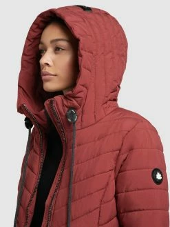 Khujo Winterjassen Winterjas Patt Dames Roestrood -Exporteren Kleding Pracht Winkel 669b0c1560aa4553dea818b81f45f9cf