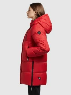 Khujo Winterjassen Winterjas Franee Dames Rood -Exporteren Kleding Pracht Winkel 67516f6de3b94584bc6fb53830386e2b